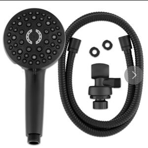Waterpik Matte Black Handheld Shower Head Set (A130)